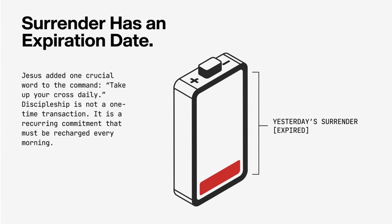 Taking Up Your Cross Daily