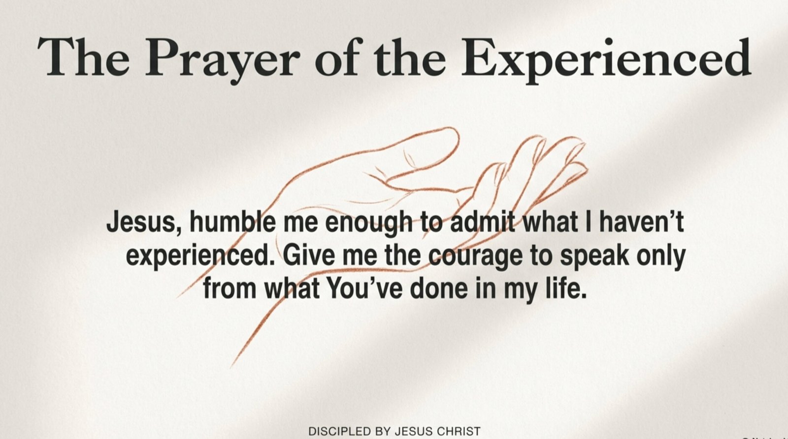 Authority Comes From Practice, Not Position